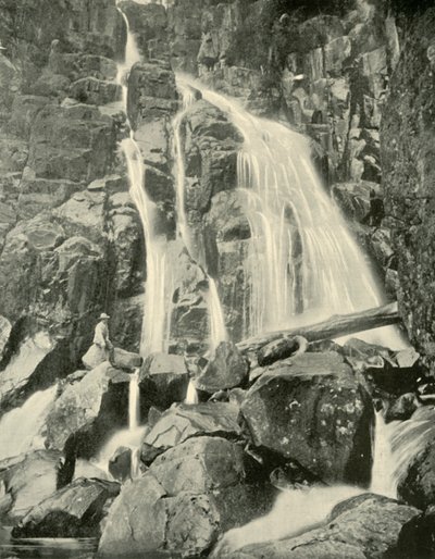 Wellington Falls, Mount Wellington, 1901. od Unbekannt