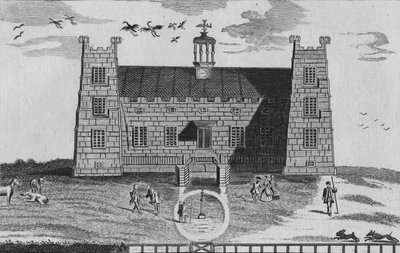 The West Prospect of Lumley-Castle, c1767 od Unbekannt