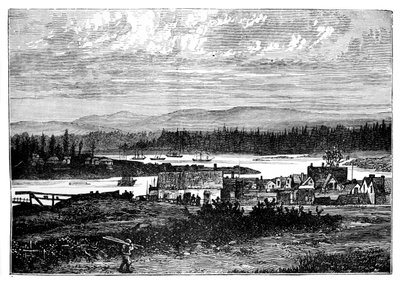 Západní předměstí Victorie, Vancouver Island, Kanada, c1888 od Unbekannt