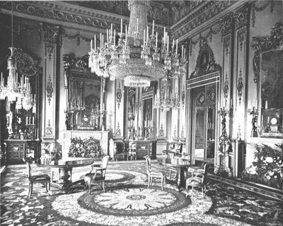 The White Drawing Room, Buckinghamský palác, Londýn, 1894. od Unbekannt