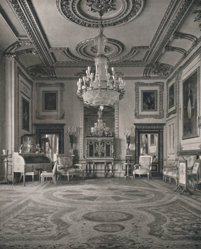 The White Drawing Room, Windsor Castle, 1927 od Unbekannt