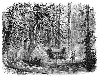 Lesy před emigrantem, 1900 od Unbekannt