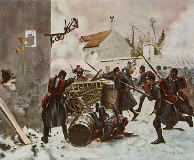 Württemberská divize v Champigny, 2. prosince 1870, 1936. od Unbekannt