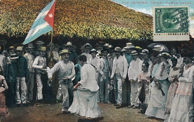 Typický kubánský tanec Zapateo, c1910. od Unbekannt