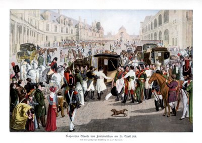 Rozloučení ve Fontainebleau, Francie, 20. dubna 1814 1900 od Unbekannt