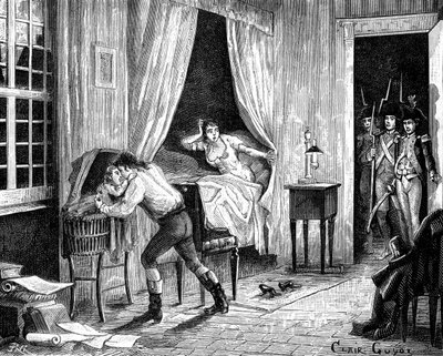 Zatčení Camille Desmoulins, 31. března 1794 1882-1884 od Unbekannt