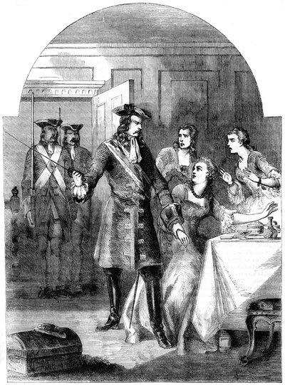 Zatčení kněžny Clementiny 1702-1735, 18. století 19. stol. od Unbekannt