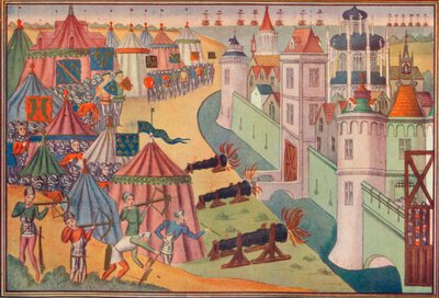 Útok na silné město Afriky, 1390 1905 od Unbekannt