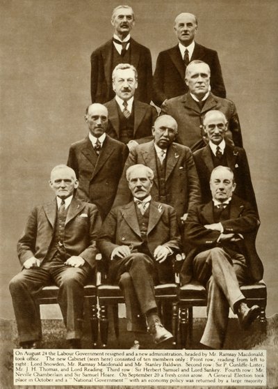 Kabinet Ramsay MacDonald, 1931, 1935. od Unbekannt
