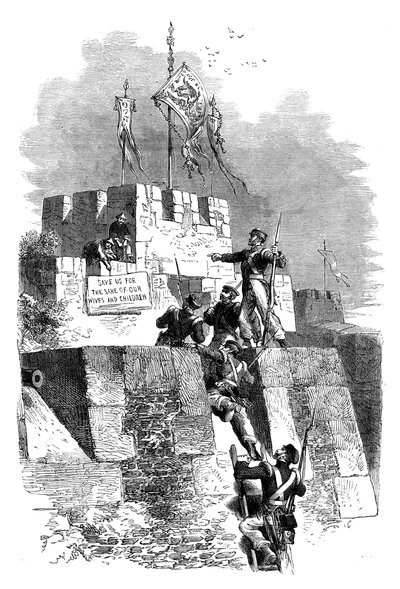 Zajetí Ting-Hae, Čína, 1841 c1895 od Unbekannt