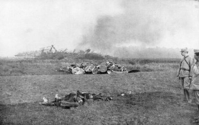 Mrtvola Zeppelin LZ93 L44, St Clement, Francie, 20. října 1917 od Unbekannt