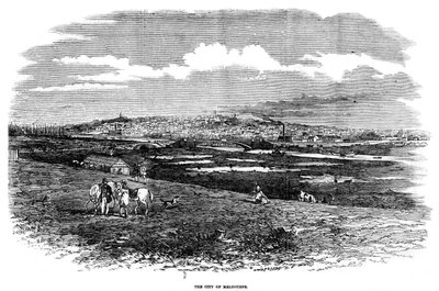Město Melbourne, Austrálie, 1855 od Unbekannt
