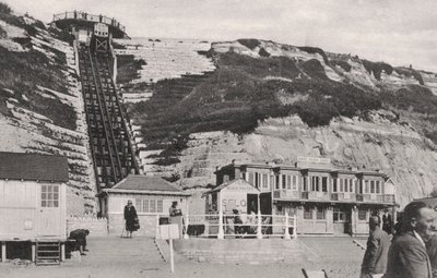 Cliff lift v Bournemouth, Dorset, počátek 20. století od Unbekannt