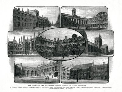 Koleje univerzity v Oxfordu, 1895 od Unbekannt