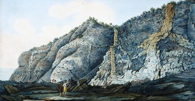 Kužel hory Somma, Neapolské království, c 1776 od Unbekannt