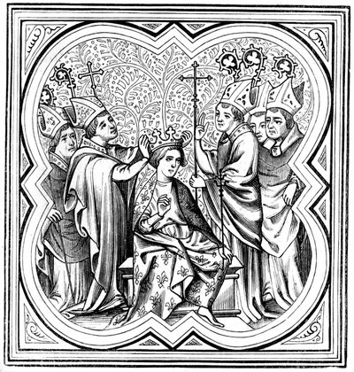 Korunovace Karla Velikého 712-814, 14. století 1849 od Unbekannt
