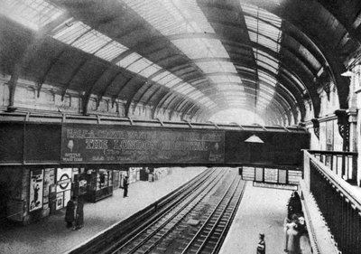 Průběh akvaduktu Westbourne nad Sloane Square Station, Londýn, 1926-1927 od Unbekannt