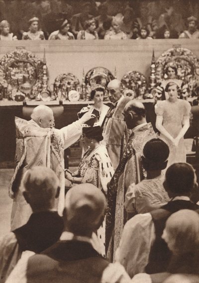 Korunovace královny Alžběty, manželky krále Jiřího VI., 1937 od Unbekannt
