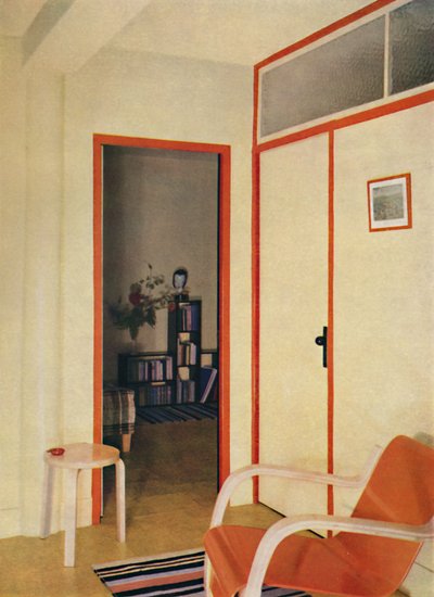 Vstupní hala do bytu Dr. H. J. Modreyse na Highfield Court, 1936 od Unbekannt
