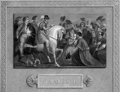 Vstup Jakuba I. do Londýna, c1603, 19. století od Unbekannt