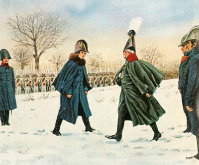 Výměna Bluchera za francouzského maršála Victora, 20. února 1807, 1936. od Unbekannt