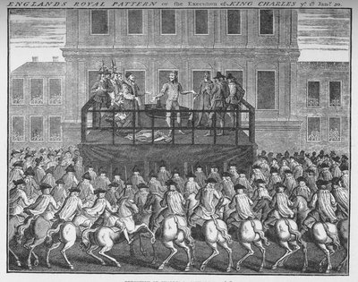 Poprava krále Karla I., 30. ledna 1649, c1735 1903 od Unbekannt