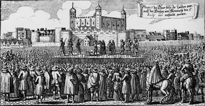 Poprava vévody z Monmouthu, Tower Hill, Londýn, 15. července 1685 1903 od Unbekannt