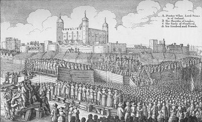 Poprava hraběte ze Straffordu na Tower Hill, Londýn, 12. května 1641 1903 od Unbekannt
