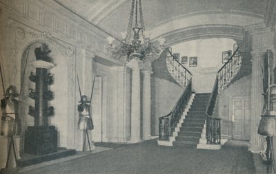 Krásná schodišťová hala v rezidenci First Lords na Admirality, 1937 od Unbekannt