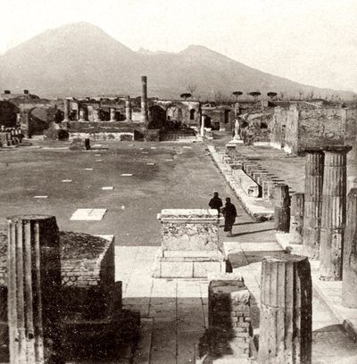 Fórum v Pompejích, Itálie, 1894 od Unbekannt