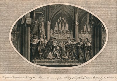 Velká korunovace Jindřicha VI. Anglie v Paříži, 1431 1793 od Unbekannt