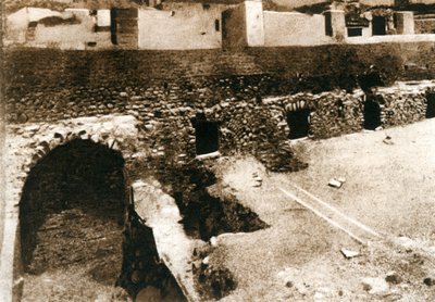Velká terasa na criptoportico, Pompeje, Itálie, c1900 od Unbekannt