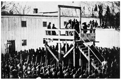 Oběšení Henryho Wirze, Washington DC, USA, 1865 1955 od Unbekannt