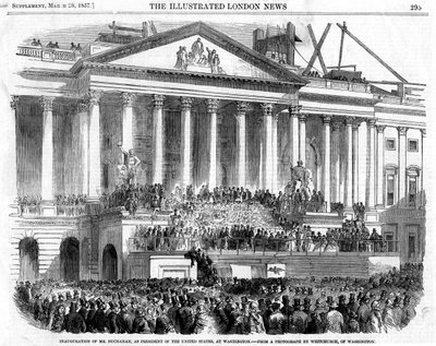 Inaugurace Jamese Buchanana jako prezidenta, Washington, 1857 od Unbekannt