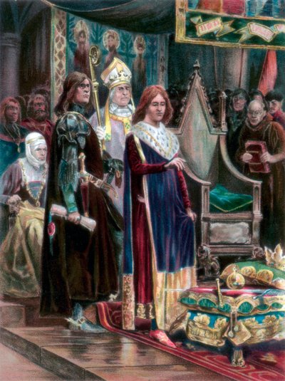 Investitura Edwarda III s Palliem, Westminster, Candlemas Day, 1327, 1902 od Unbekannt