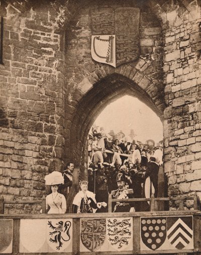 Investitura prince z Walesu na zámku Caernarvon, 13. července 1911 1935 od Unbekannt