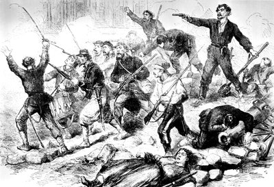 Poslední bitva komunardů května 1871, Pařížská komuna od Unbekannt