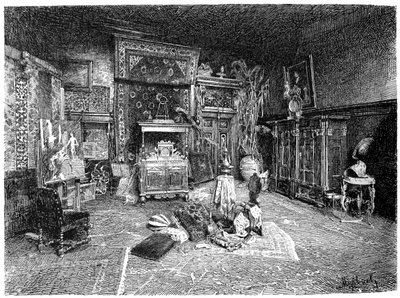 Malý ateliér Hanse Makarta, Vídeň, Rakousko, c1880-1882 od Unbekannt