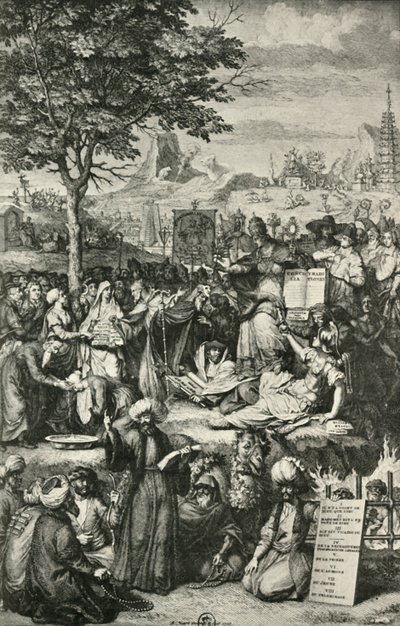Hlavní světová náboženství, c1723, 1908. od Unbekannt