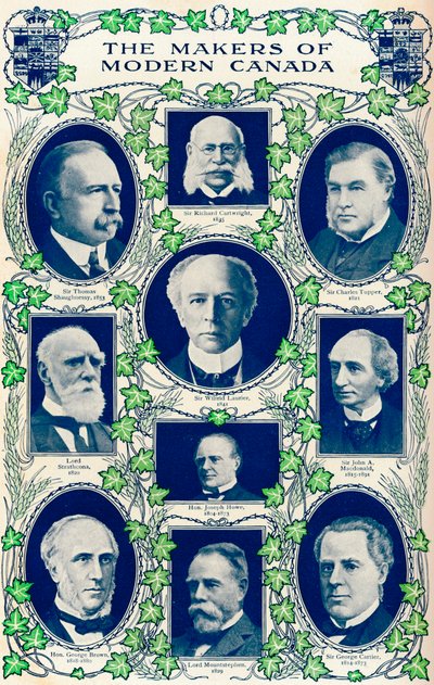 Tvůrci moderní Kanady, 1909 od Unbekannt