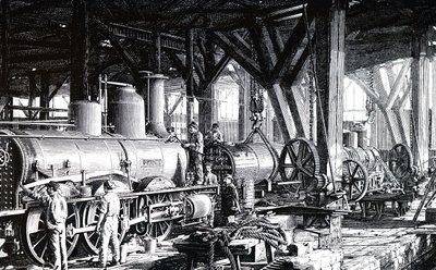 Výrobní patro Societe Alsacienne de Constructions Mecaniques. od Unbekannt