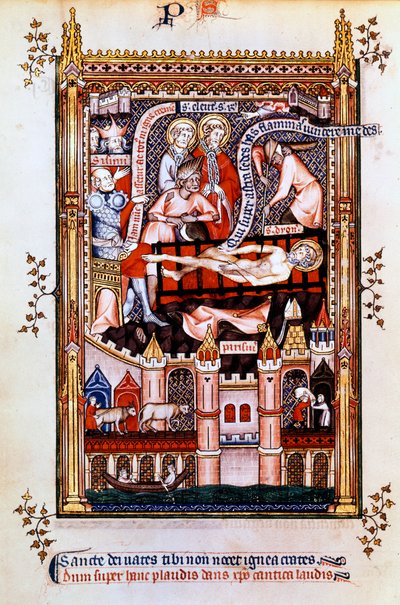 Umučení svatého Denise, 1317 od Unbekannt