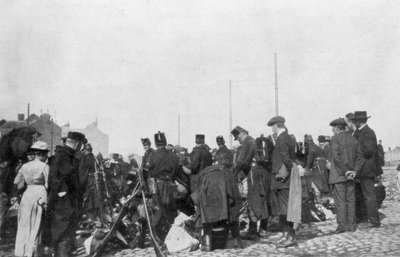 Mobilizace na obranu Lutychu, Belgie, 31 července 1914 od Unbekannt