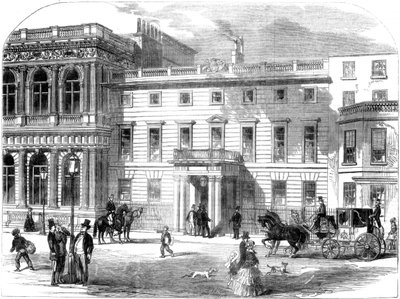 Nová kancelář válečného oddělení, Buckingham House, Pall Mall, Londýn, 1855 od Unbekannt
