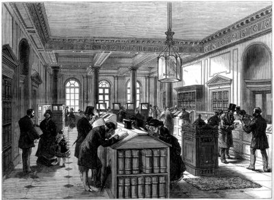 Nový registr závětí, Somerset House, Londýn, 1875 od Unbekannt