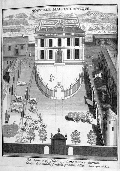 Nový selský dům, 1775 od Unbekannt
