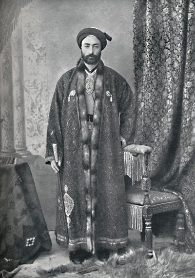 Důstojník odpovědný za svatou svatyni v Mashhad, Persie, 1902 od Unbekannt