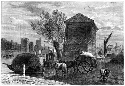 The old Horseferry, London, c1800 1891 od Unbekannt