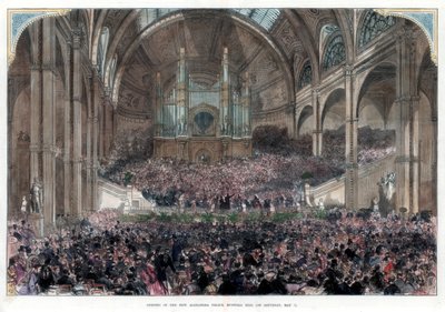 Otevření nového paláce Alexandra, Muswell Hill, 1. května 1875 od Unbekannt