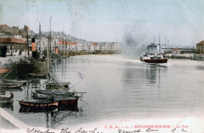 Přístav v Boulogne, Francie, 1904 od Unbekannt